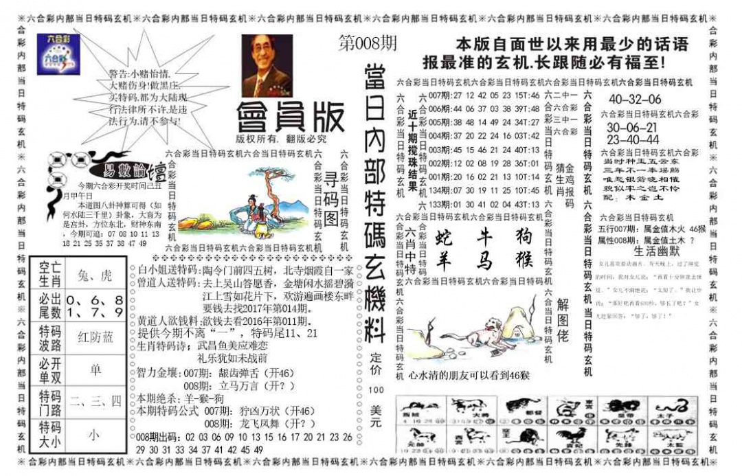 008期当日特码玄机报[图]