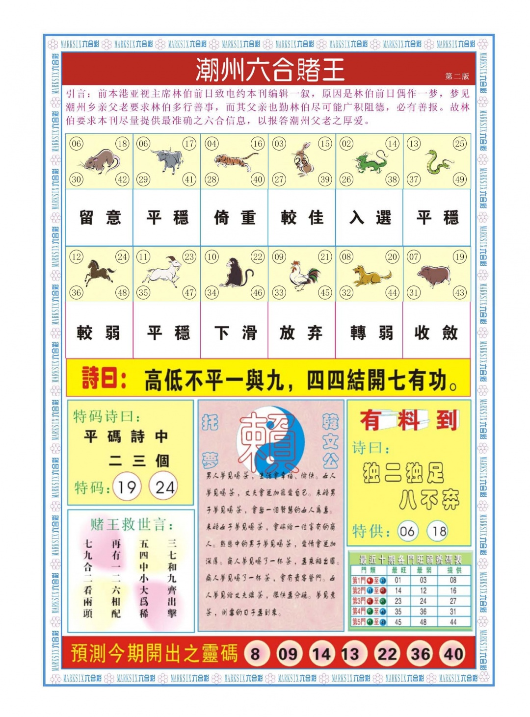 008期潮州六合赌王B[图]