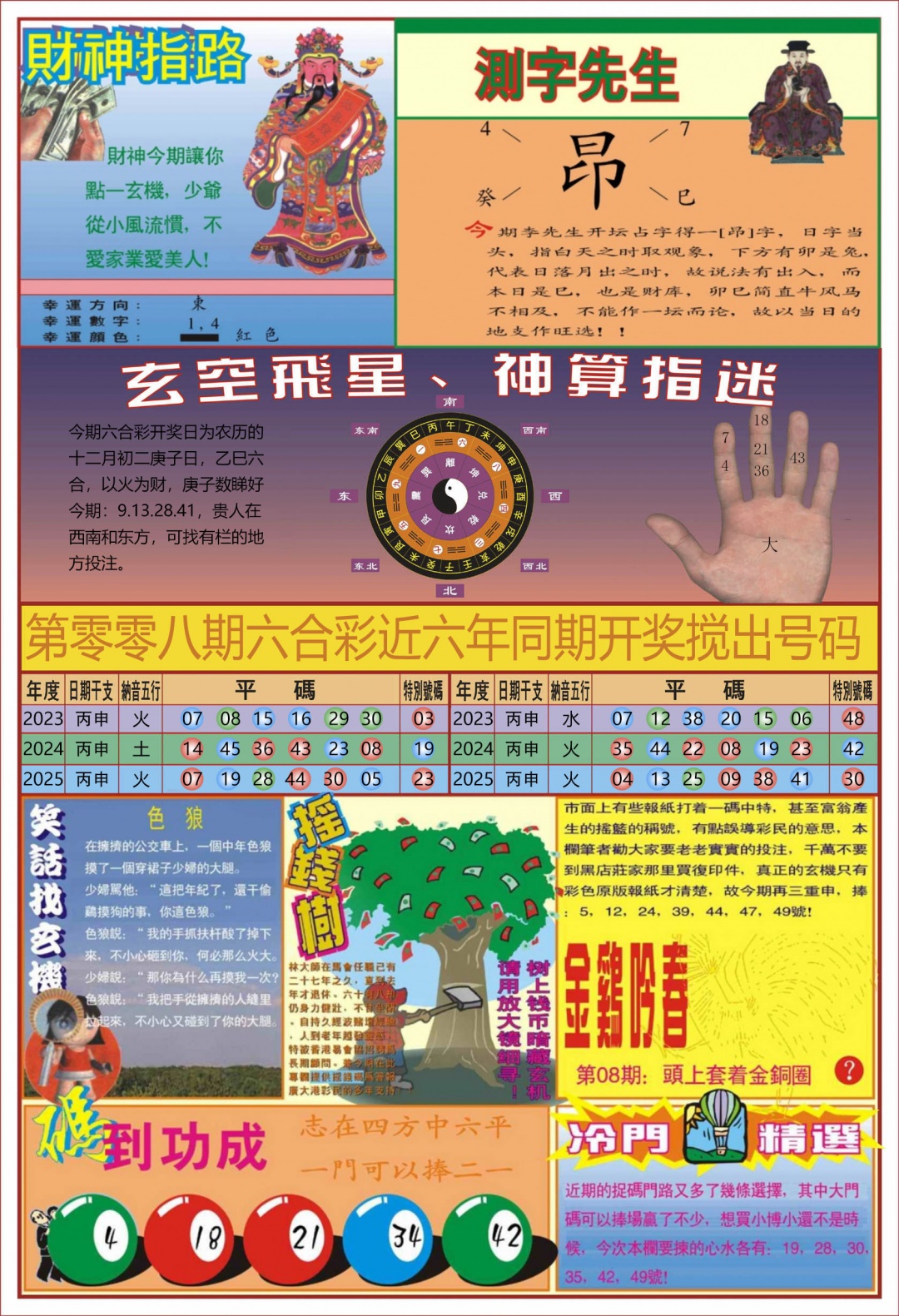 008期中四柱预测B[图]