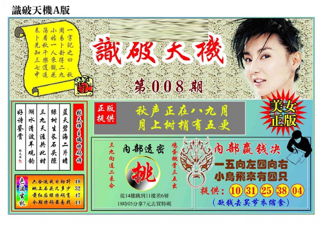 008期识破天机A版[图]