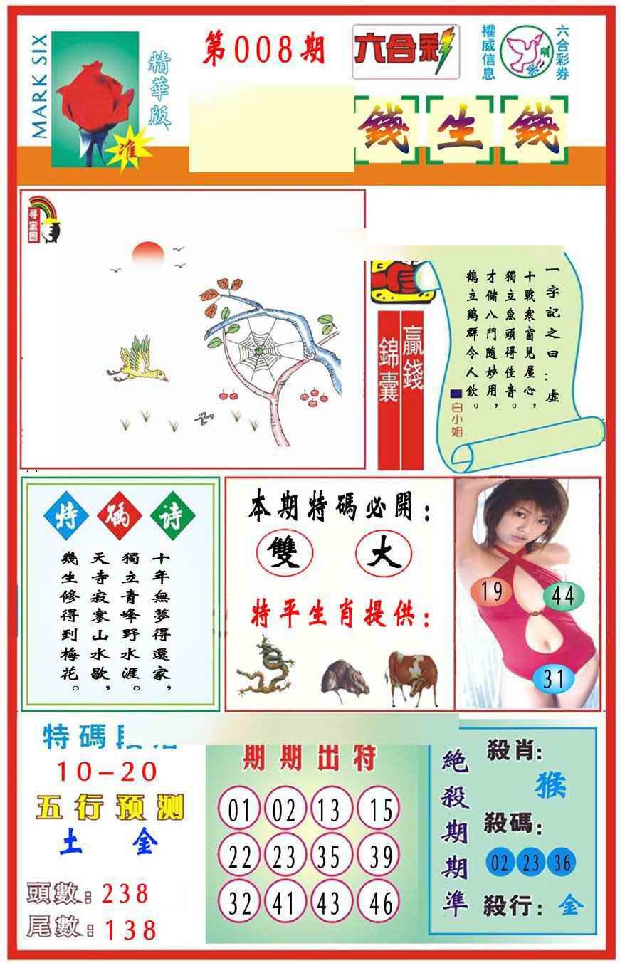 008期马经钱生钱(新图推荐)[图]