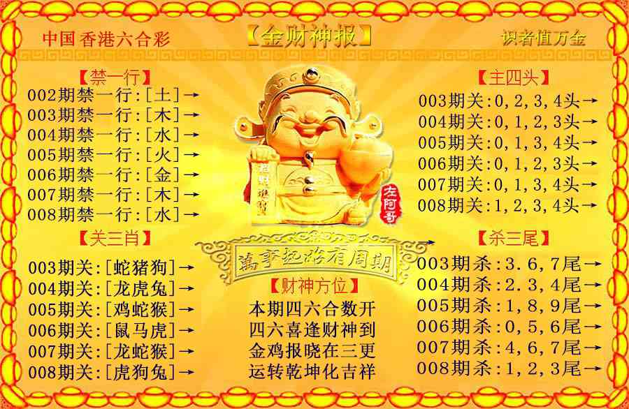 008期金财神[图]